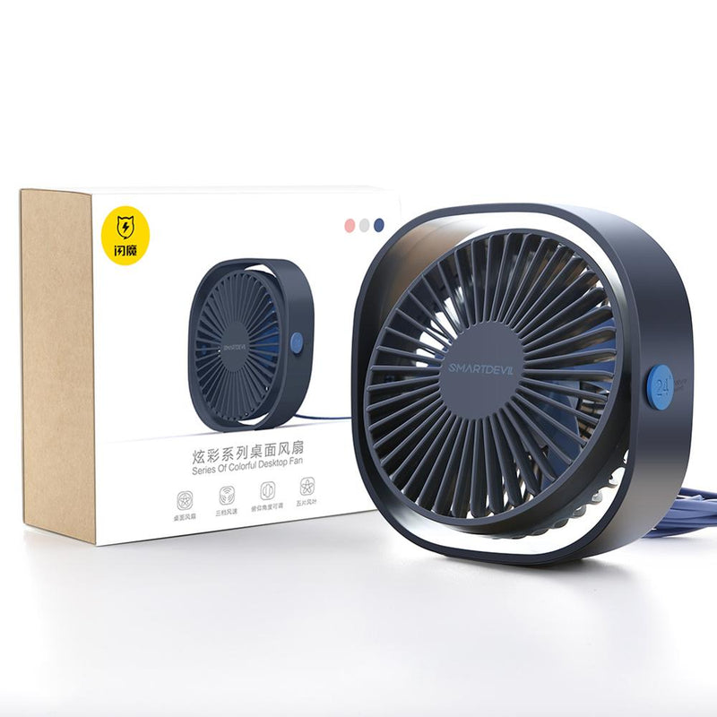 Ventilador de mesa portátil - Via usb