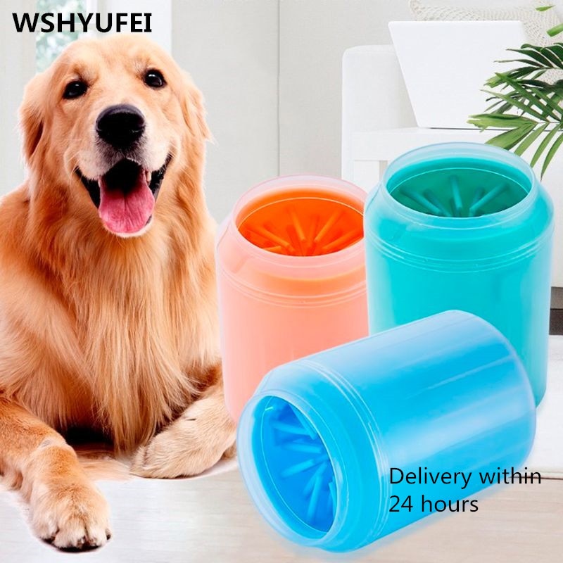 Copo higienizador de patas de cachorro(Lave rapidamente as patas do seu dog depois do passeio)