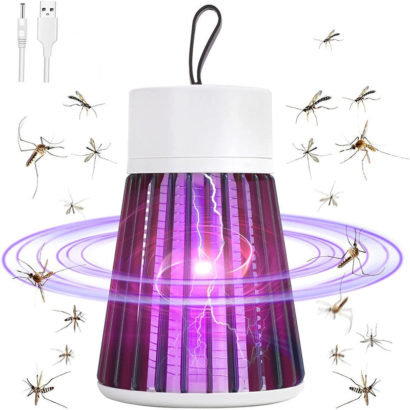 Lâmpada Ultravioleta - Mata-mosquitos com choque elétrico usb armadilha inovadora