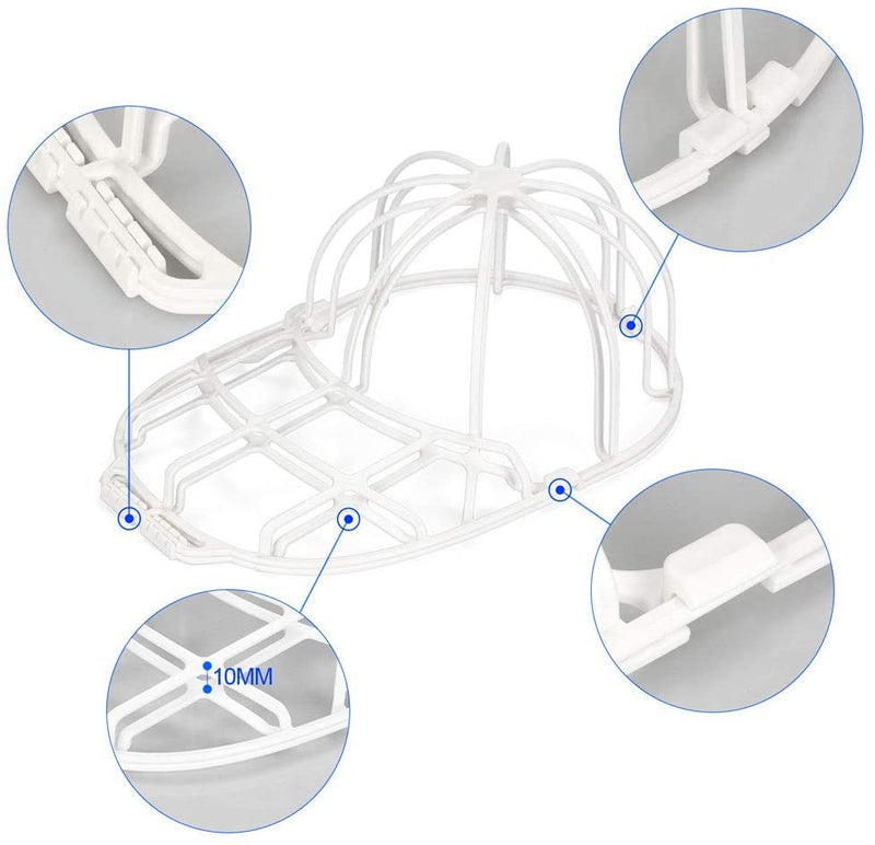 Suporte TWE para bonés (Segurança ao lavar seus bonés na máquina de lavar)