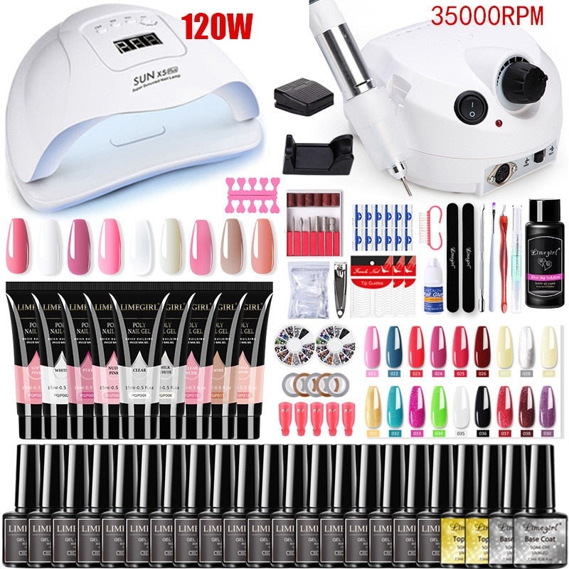 Kit  Manicure Completo(Conjunto de Manicure, Para Uso Profissional e Pessoal)