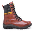 Bota masculina Caterpillar Cano longo em couro resistente