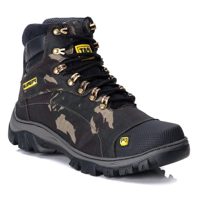 Bota masculina Caterpillar 100% couro legítimo