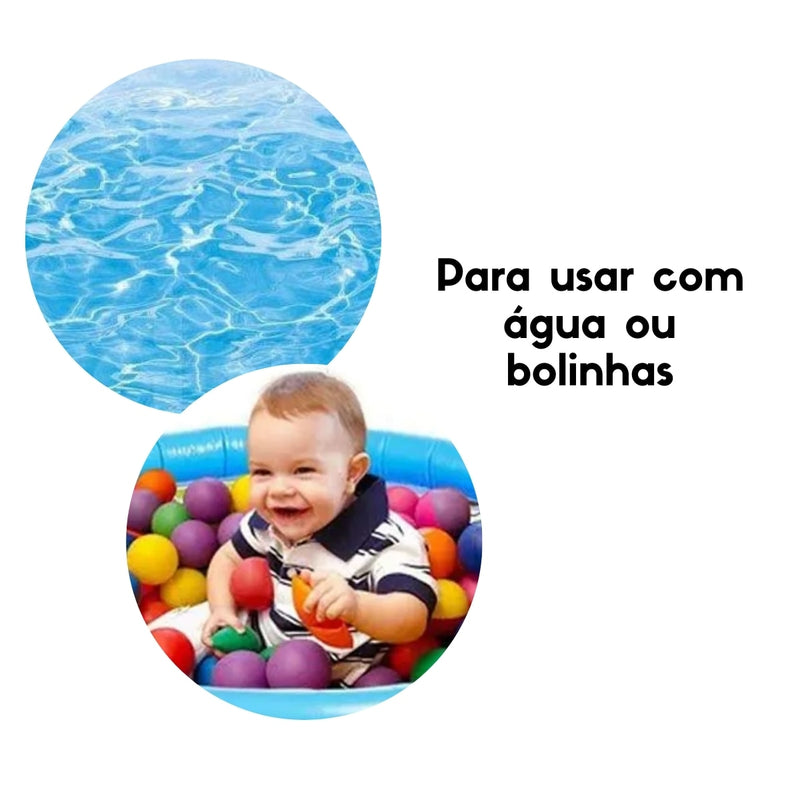 Piscina Infantil Inflável, para crianças pequenas (88 litros)